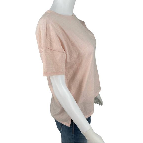 The North Face Women’s Light Pink Short Sleeve Emerine Top Size Small - Picture 3 of 6